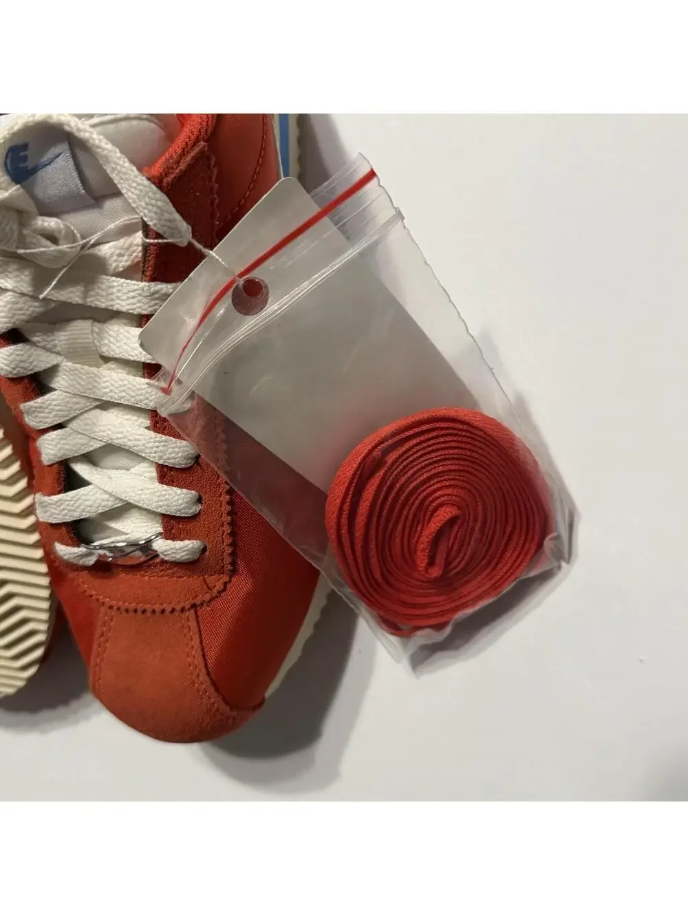 Nike Cortez Picante Red White Lace Up Shoes Sneakers DZ2795-601 Women 7.5